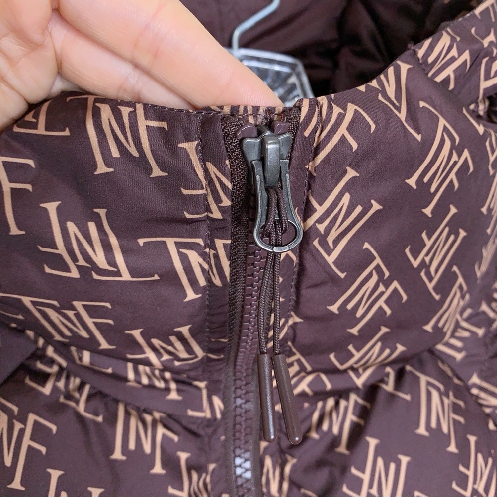 The North Face Hydrenalite Down Puffer Jacket (Sz XS) Coal Brown TNF Monogram - Picture 7 of 16
